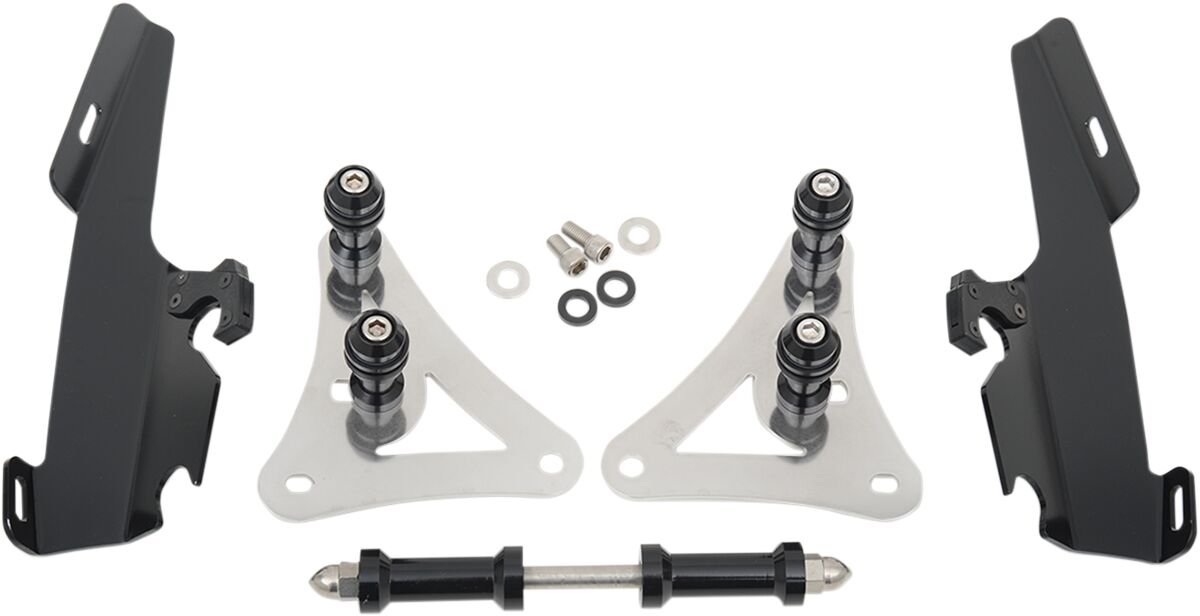 MEMPHIS SHADES MEB8974 KIT STAFFE completo a sgancio rapido Fats/Slim HARLEY DAVIDSON FLSTSC 1584 88>07