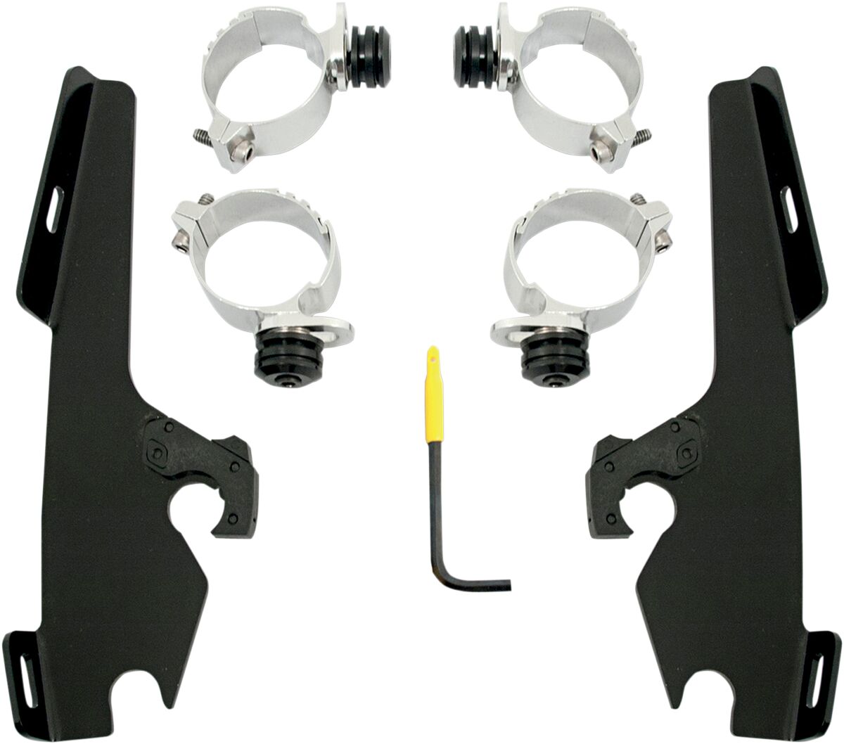 MEMPHIS SHADES MEB8977 KIT STAFFE completo a sgancio rapido Fats/Slim HARLEY DAVIDSON FXDF 1690 06>17