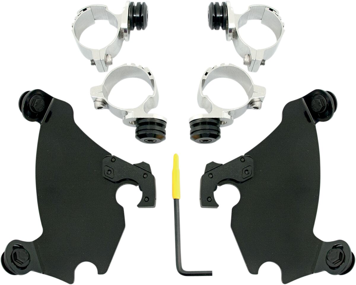 MEMPHIS SHADES MEB1981 KIT STAFFE a sgancio rapido per carenatura Gauntlet HARLEY DAVIDSON XL 883 N 86>22