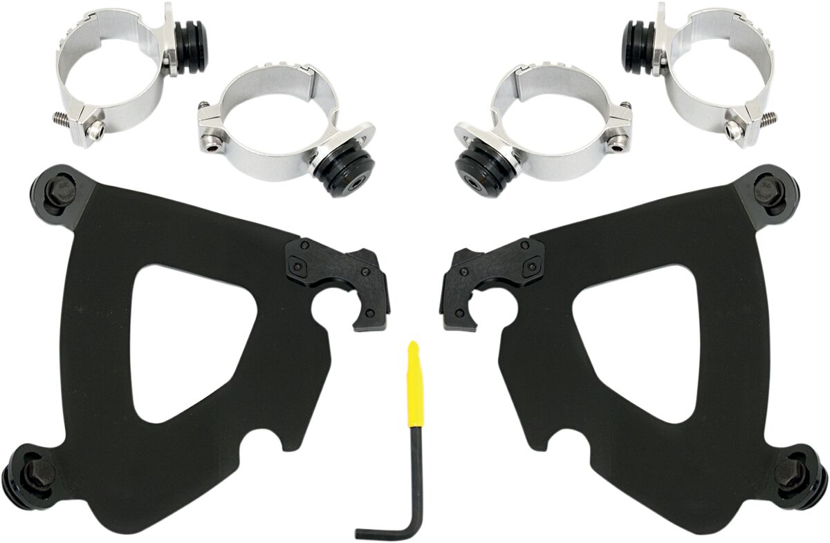 MEMPHIS SHADES MEB1993 KIT STAFFE a sgancio rapido per carenatura Gauntlet HARLEY DAVIDSON FXBBS 1868 ABS 06>24