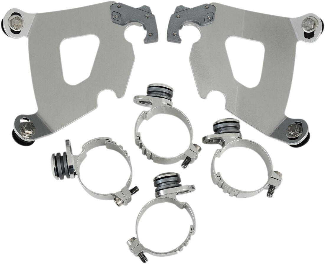 MEMPHIS SHADES MEK1994 KIT STAFFE a sgancio rapido per carenatura Cafe HARLEY DAVIDSON FXST 1750 ABS 06>24