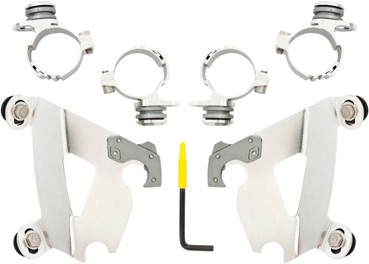 MEMPHIS SHADES MEK1997 KIT STAFFE a sgancio rapido per carenatura Cafe HARLEY DAVIDSON XG 500 ABS 96>18