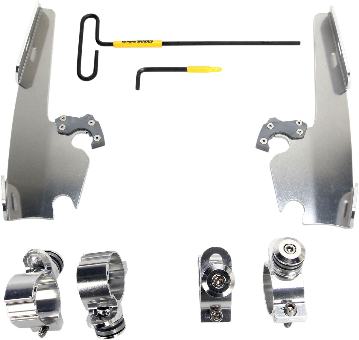 MEMPHIS SHADES MEK2005 KIT STAFFE completo a sgancio rapido Fats/Slim HARLEY DAVIDSON XL 1200 C ABS 11>19