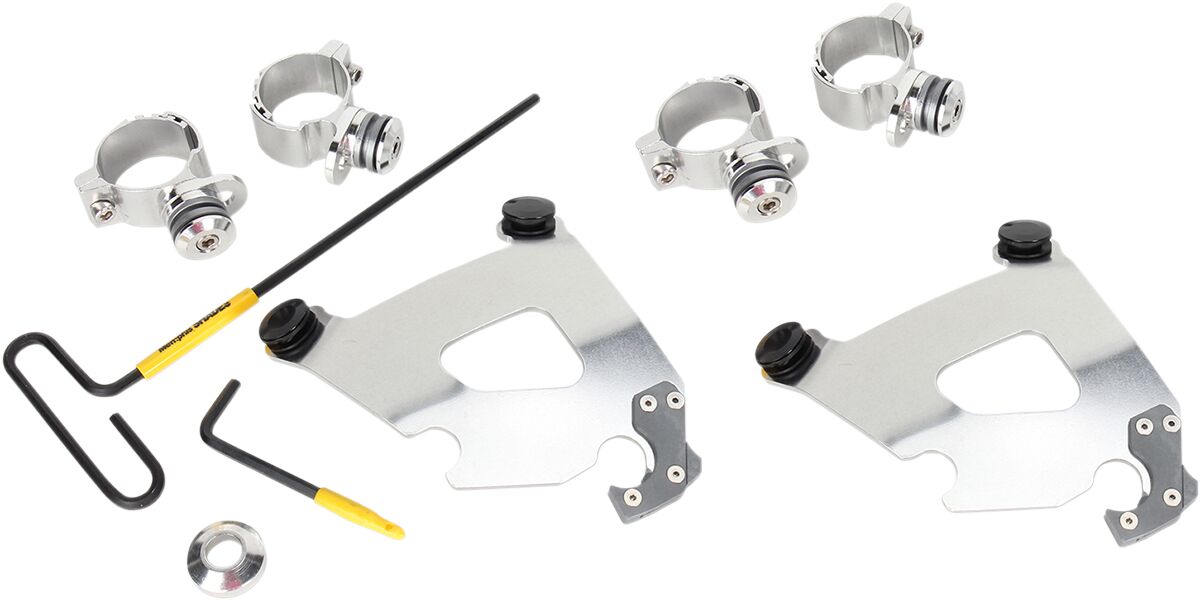 MEMPHIS SHADES MEK2003 KIT STAFFE a sgancio rapido per carenatura Cafe HARLEY DAVIDSON XL 883 L 11>19