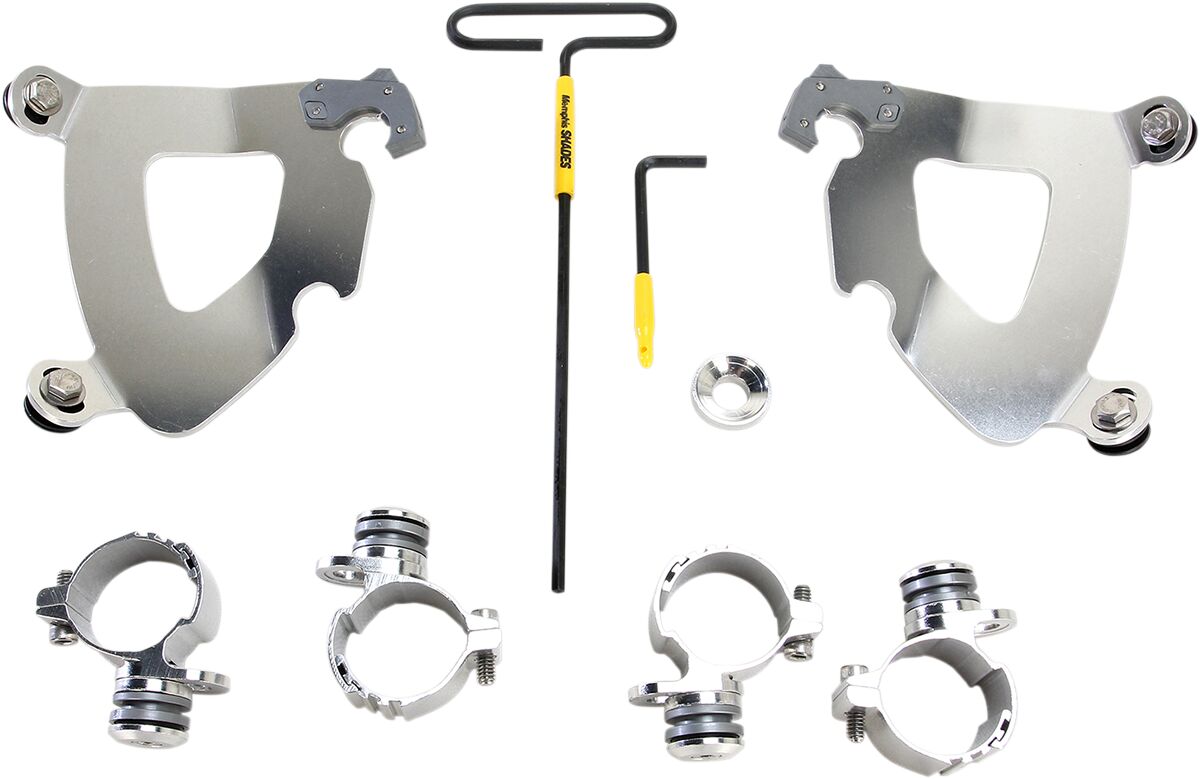 MEMPHIS SHADES MEK2002 KIT STAFFE a sgancio rapido per carenatura Gauntlet HARLEY DAVIDSON XL 883 L 11>19