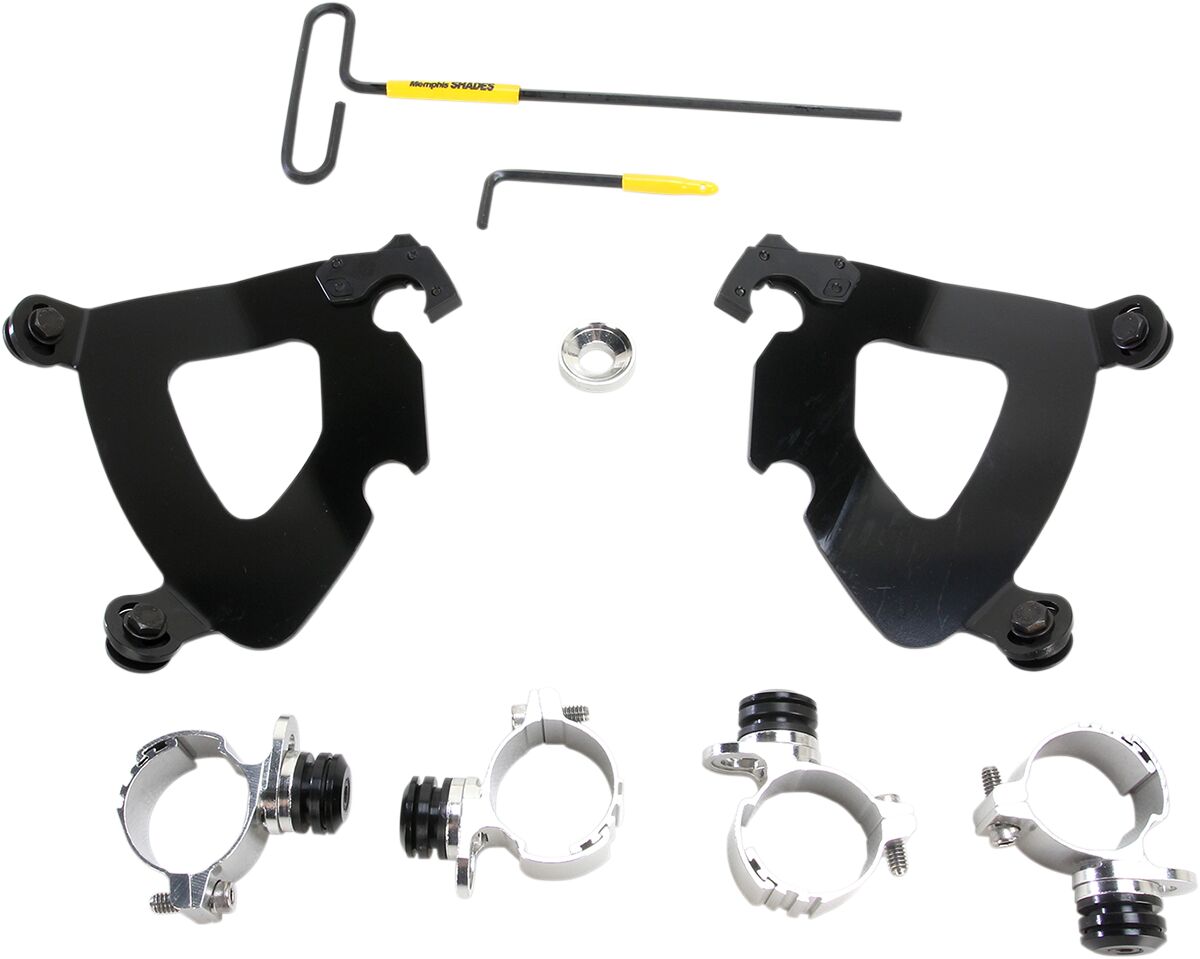 MEMPHIS SHADES MEB2002 KIT STAFFE a sgancio rapido per carenatura Gauntlet HARLEY DAVIDSON XL 883 L 11>19