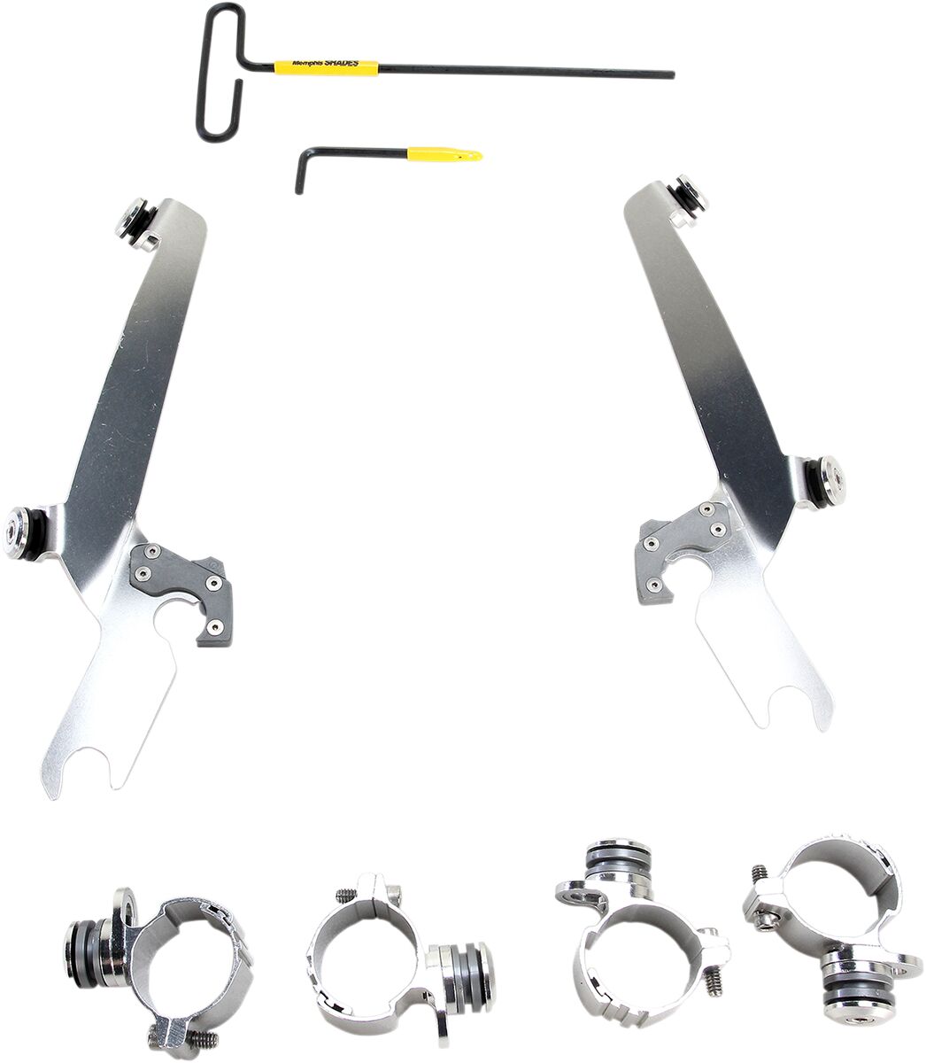 MEMPHIS SHADES MEK2000 KIT STAFFE completo a sgancio rapido per parabrezza sportivi HARLEY DAVIDSON XL 883 L 11>19