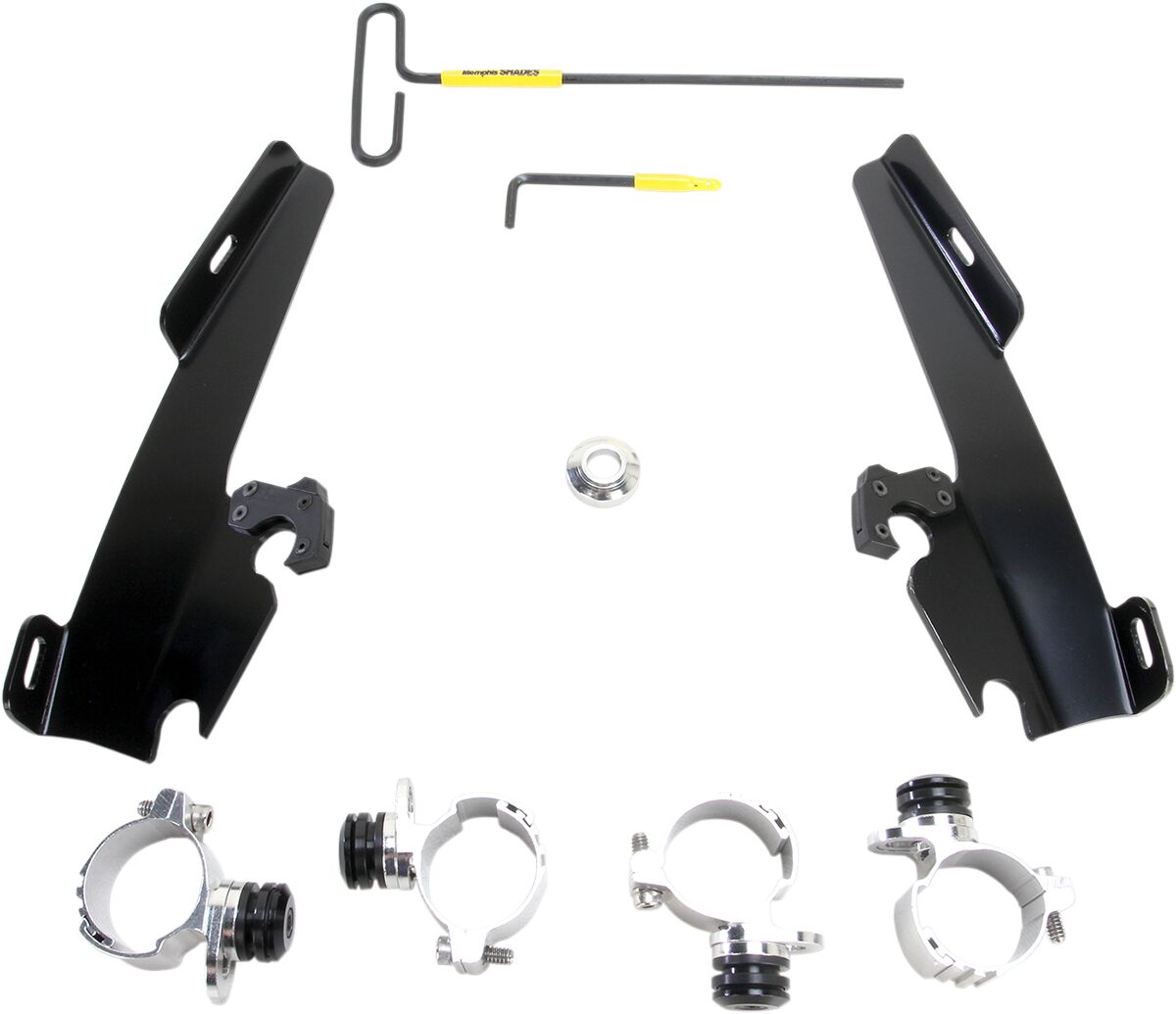 MEMPHIS SHADES MEB1999 KIT STAFFE a sgancio rapido per carenature Batwing HARLEY DAVIDSON XL 883 N 86>22