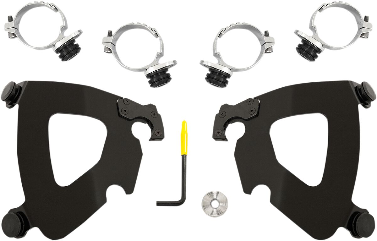 MEMPHIS SHADES MEB2014 KIT STAFFE a sgancio rapido per carenatura Gauntlet HARLEY DAVIDSON FXDL 1690 14>17