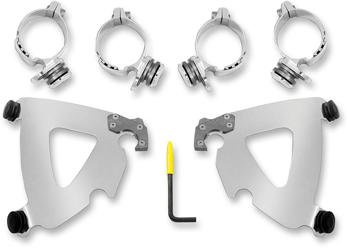 MEMPHIS SHADES MEK2028 KIT STAFFE a sgancio rapido Road Warrior HARLEY DAVIDSON FXBBS 1868 ABS 06>24