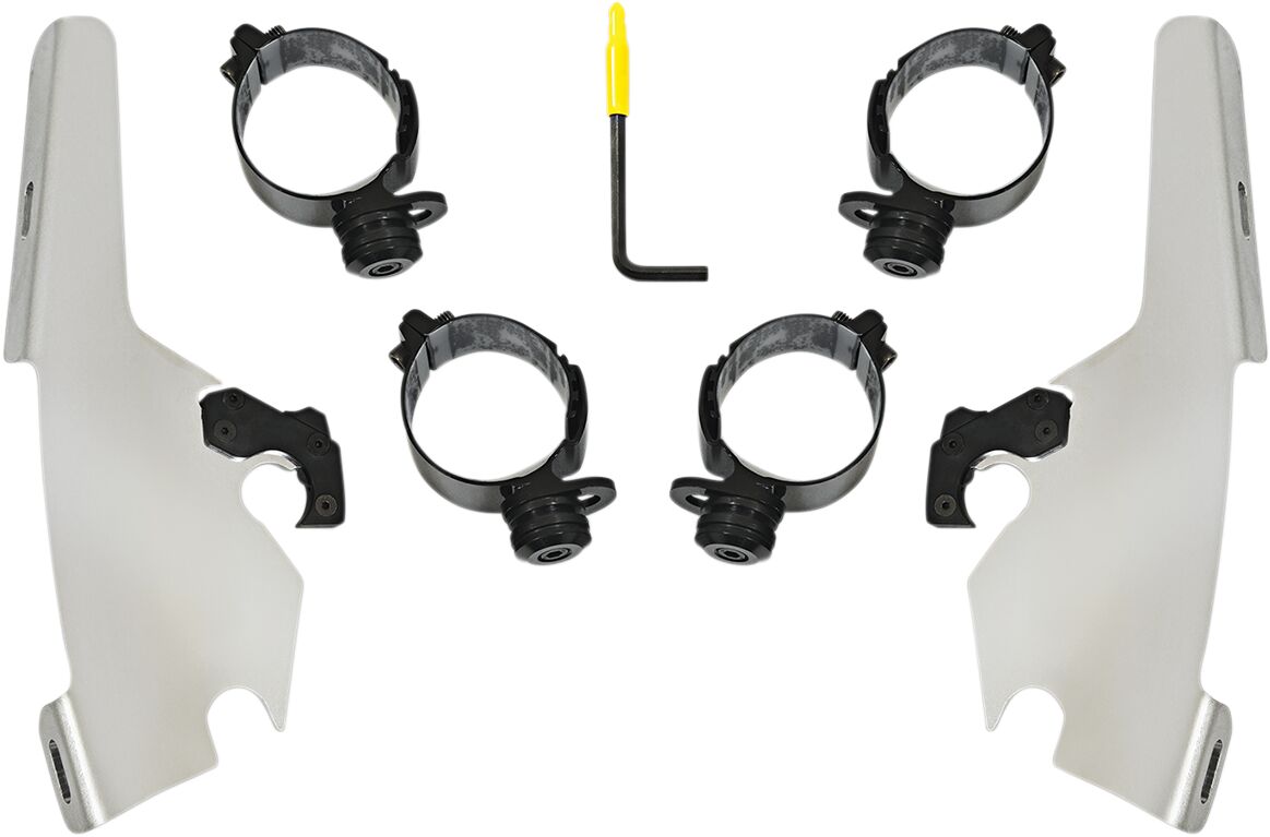 MEMPHIS SHADES MEK2044 KIT STAFFE a sgancio rapido per carenature Batwing HARLEY DAVIDSON FLSB 1750 ABS 18>24
