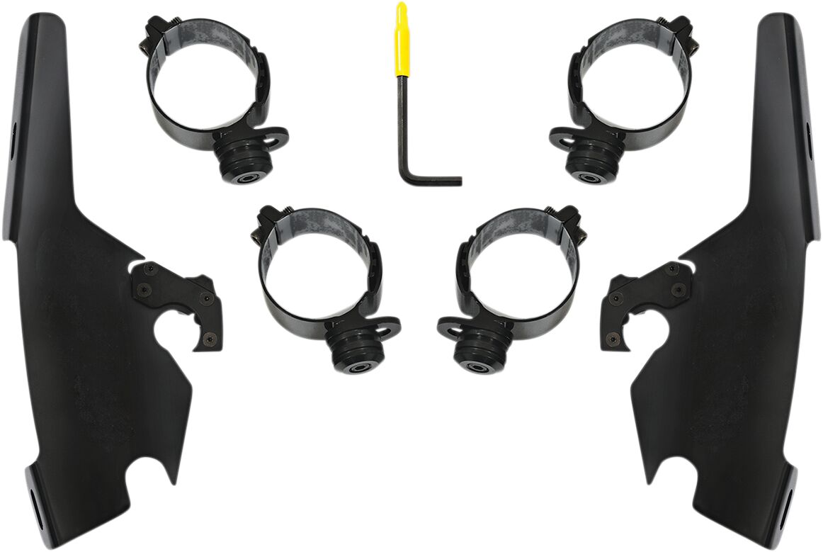 MEMPHIS SHADES MEB2044 KIT STAFFE a sgancio rapido per carenature Batwing HARLEY DAVIDSON FLSB 1750 ABS 18>24