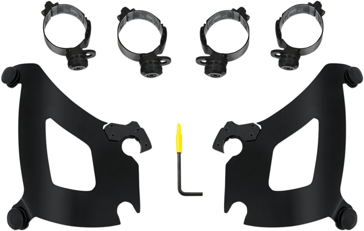 MEMPHIS SHADES MEB2045 KIT STAFFE a sgancio rapido per carenatura Bullet HARLEY DAVIDSON FLSB 1750 ABS 18>21