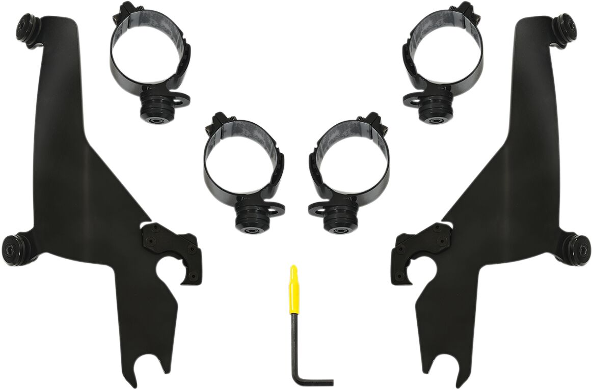 MEMPHIS SHADES MEB2047 KIT STAFFE completo a sgancio rapido per parabrezza sportivi HARLEY DAVIDSON FXLRS 1923 ABS 18>24