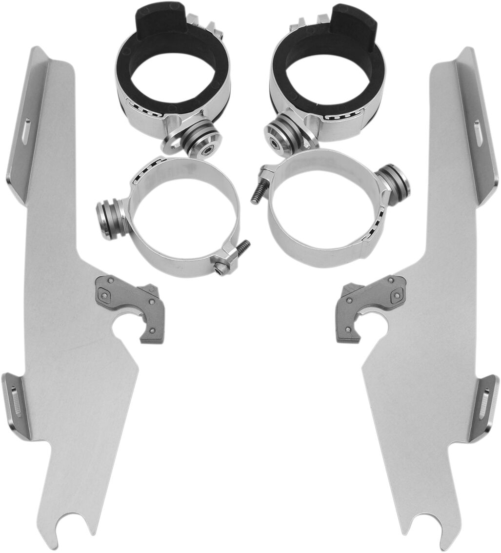 MEMPHIS SHADES MEM8980 Kit di montaggio completo a sgancio rapido per parabrezza Fats/Slim YAMAHA XVS 1100 AW 98>11