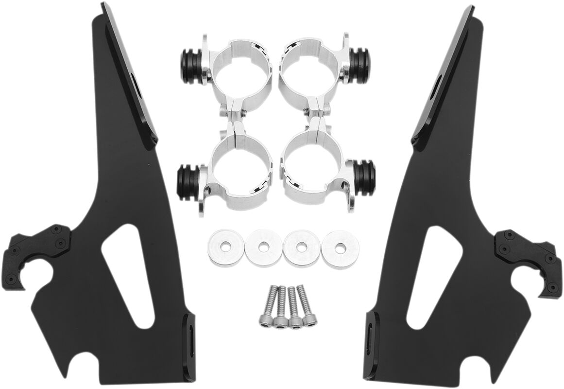 MEMPHIS SHADES MEB8964 KIT STAFFE completo a sgancio rapido per parabrezza Fats/Slim HONDA VT 1100 C 97>07
