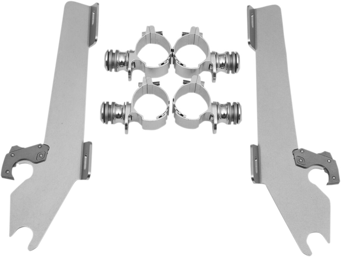 MEMPHIS SHADES MEK1966 KIT STAFFE completo a sgancio rapido per parabrezza Fats/Slim HONDA VT 1300 CS 10>14