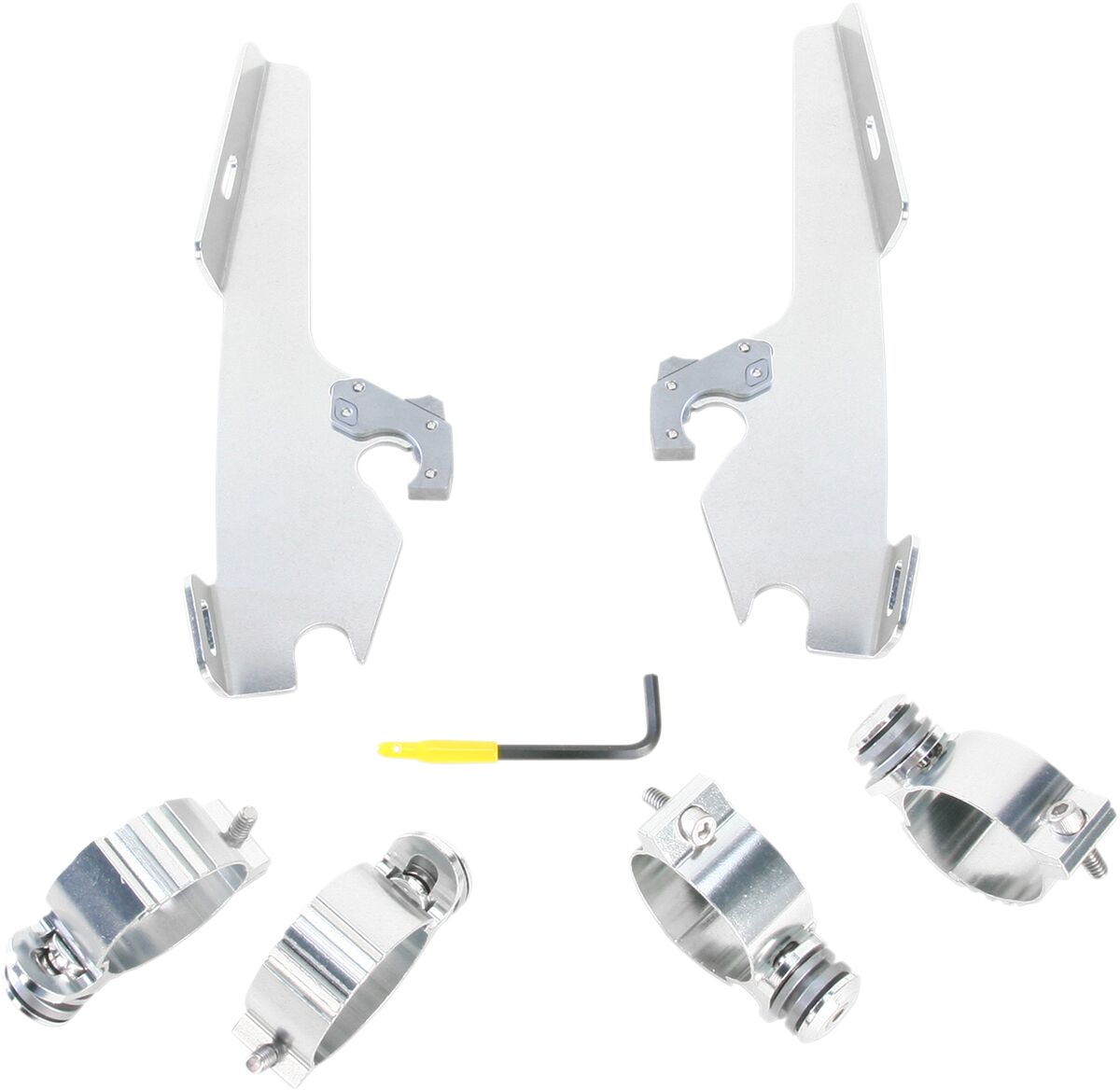 MEMPHIS SHADES MEK1960 KIT STAFFE completo a sgancio rapido per parabrezza Fats/Slim HONDA VT 1300 CX ABS 10>24