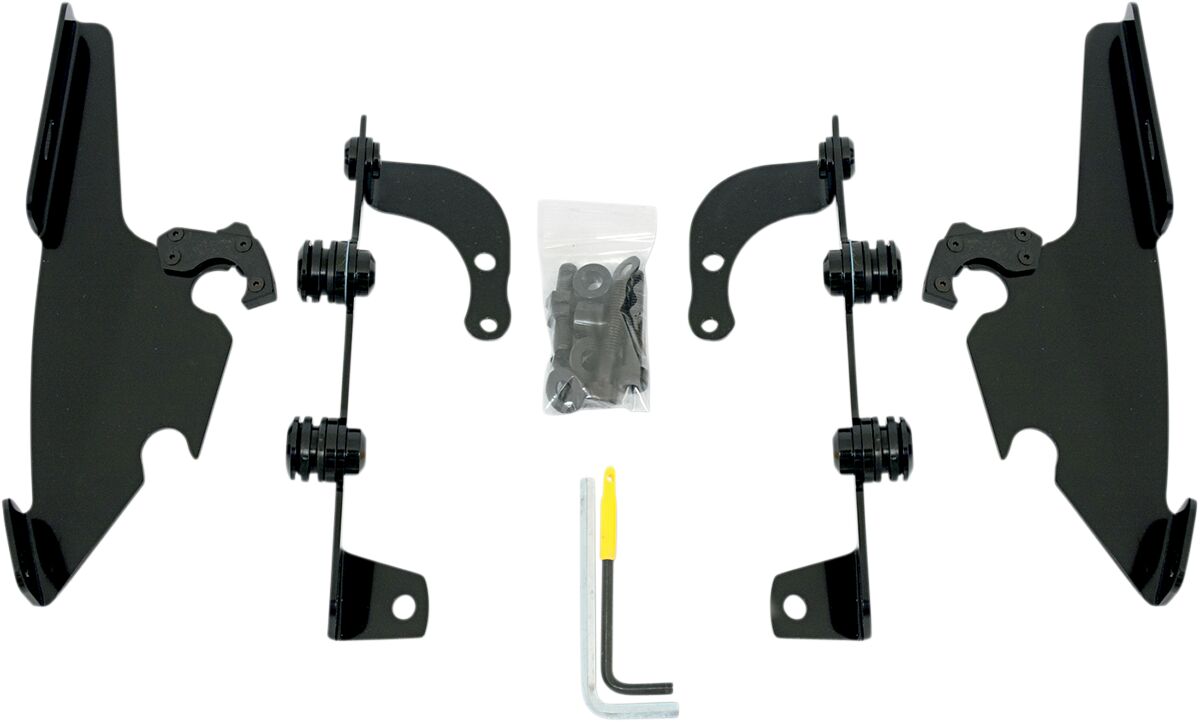 MEMPHIS SHADES MEB8966 KIT STAFFE completo a sgancio rapido per parabrezza Fats/Slim HONDA VT 750 C2B 10>23
