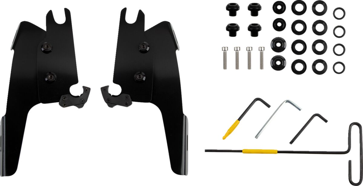 MEMPHIS SHADES MEB2071 KIT STAFFE Batwing Fairing Trigger-Lock Mounting Kit INDIAN CHIEF 111 ABS 22>24