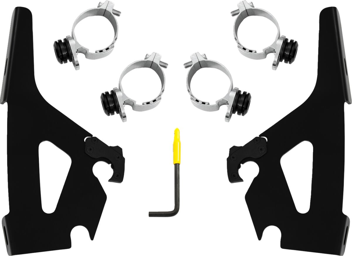 MEMPHIS SHADES MEB2075 KIT STAFFE Batwing Fairing Trigger-Lock Mounting Kit INDIAN CHIEF 116 ABS 22>24