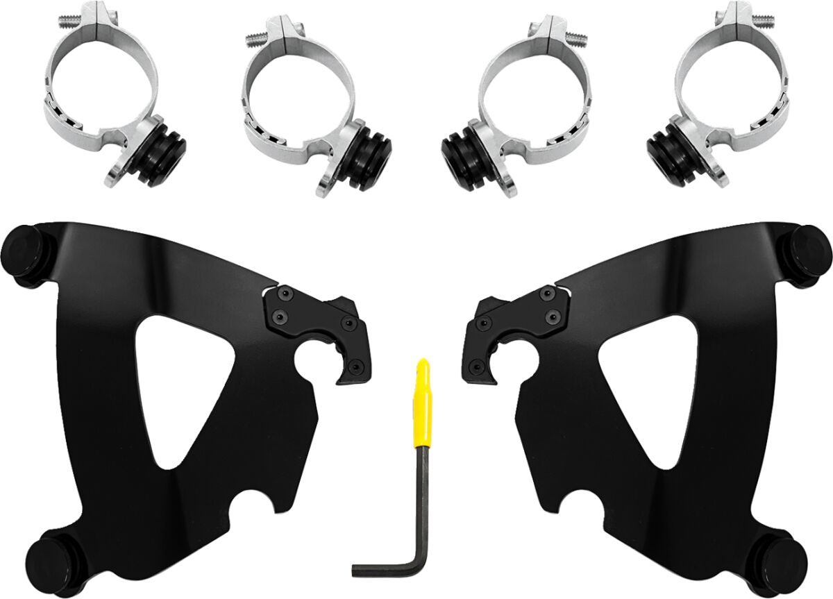 MEMPHIS SHADES MEB2076 KIT STAFFE Road Warrior Fairing Trigger-Lock Mounting Kit INDIAN CHIEF 116 ABS 22>24