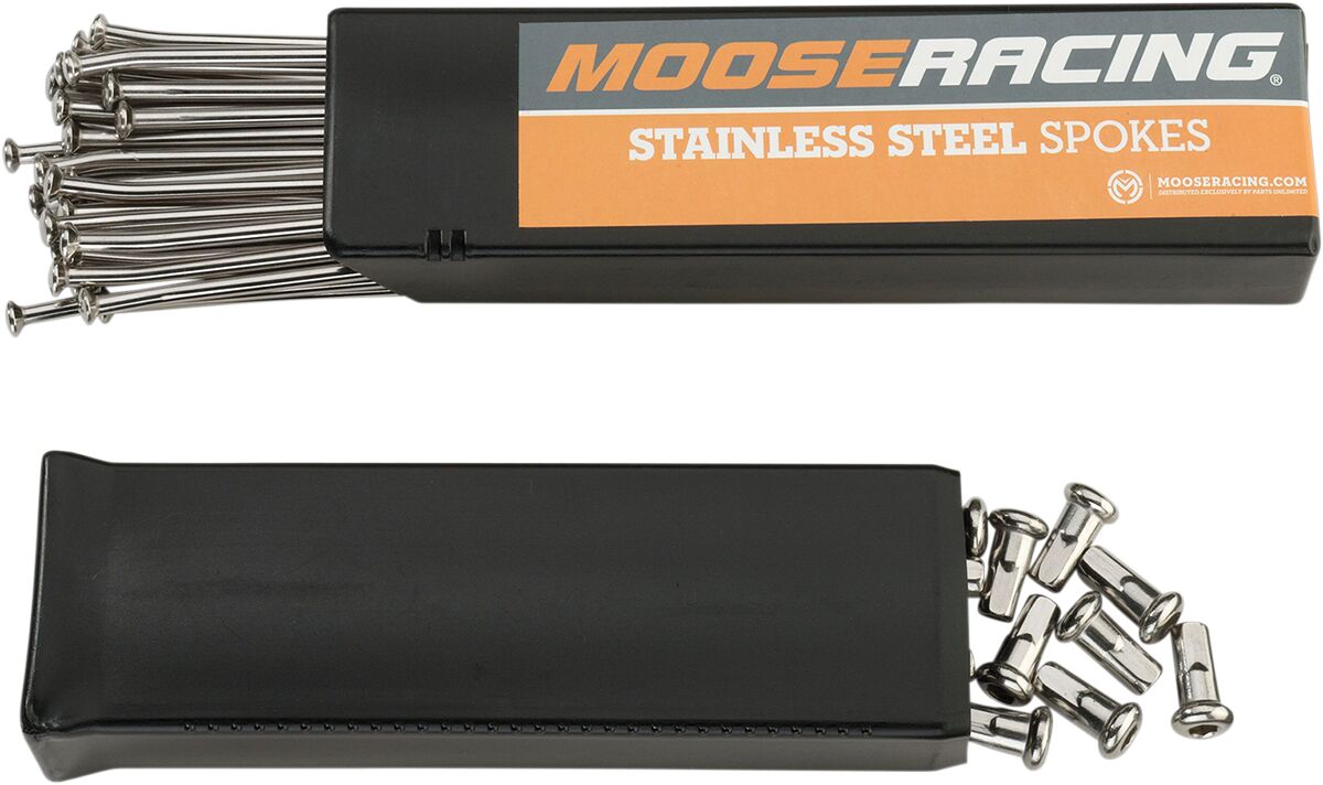 MOOSE 1-22-419-S Set raggi in acciaio inossidabile SUZUKI RM-Z 250 07>25