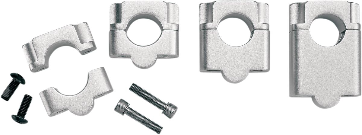 MOOSE 1MS07P61-SS28 Kit attacchi manubrio universali DIAM 28MM H 20 MM MOTO CROSS ENDURO QUAD