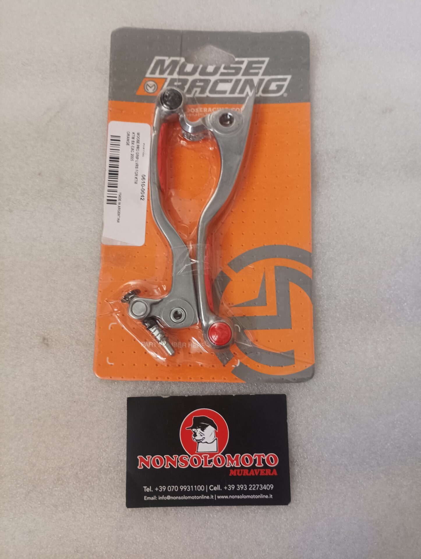 MOOSE SET LEVE FRENO E FRIZIONE KTM SX EXC 2005 ART 06100042
