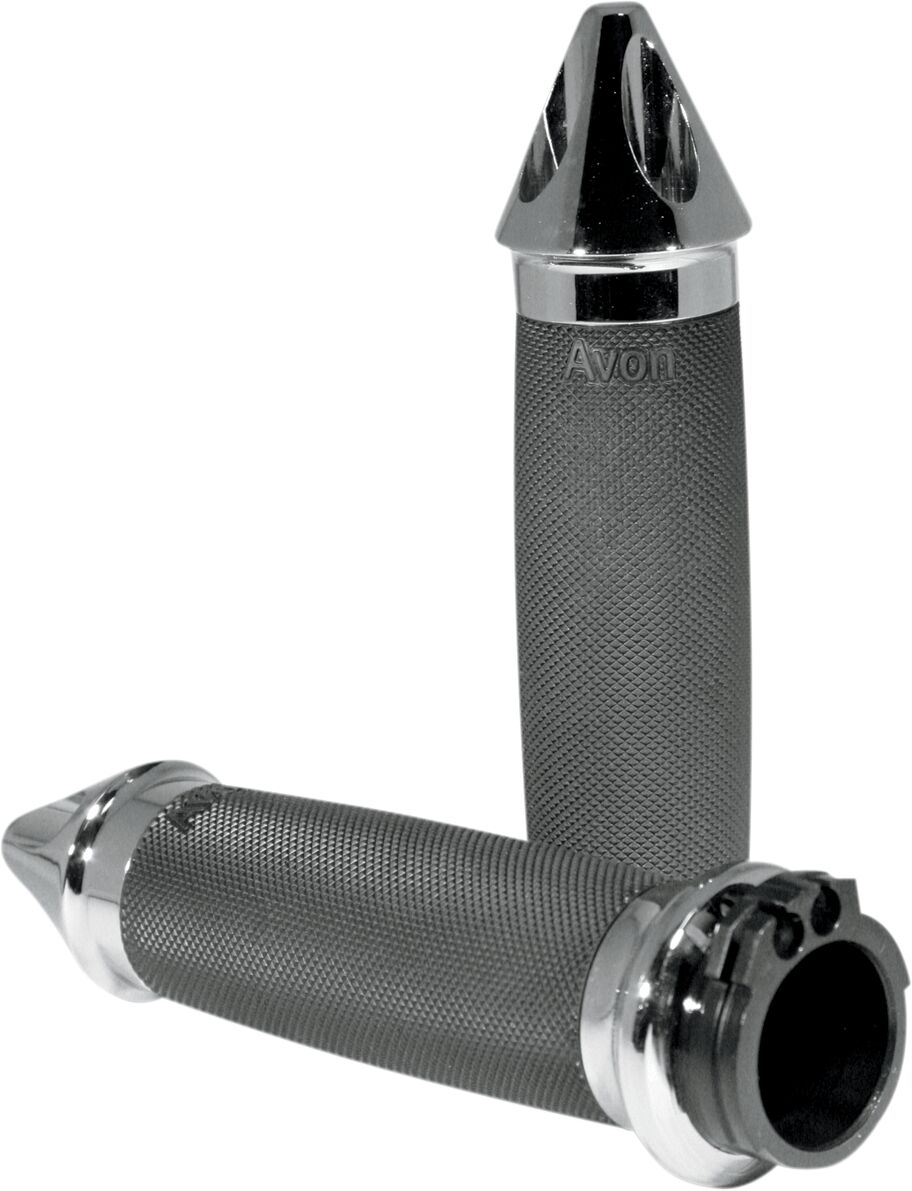 AVON GRIPS CC-85-CH-SPIKE Manopole custom con estremità a punta Harley Davidson XL 883 1200 Sportster Iron 83>22