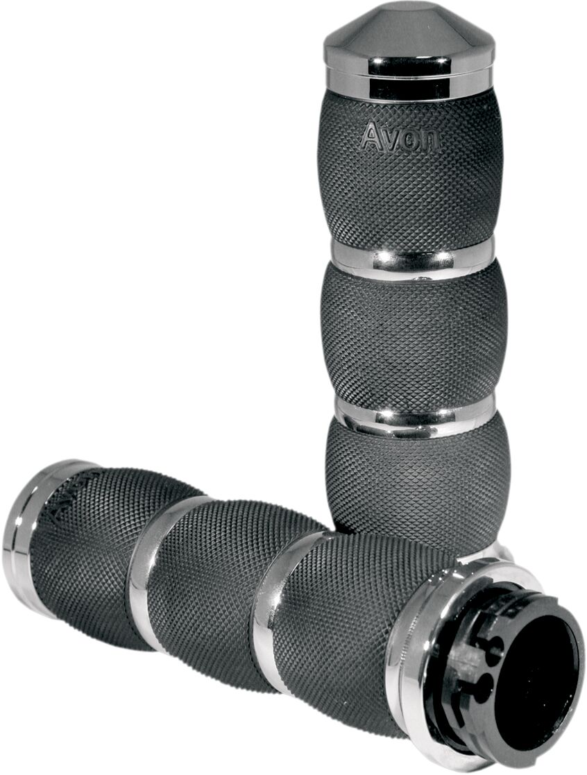 AVON GRIPS AIR-90 Manopole con cuscinetti d’aria a 3 anelli Harley Davidson XL 883 1200 Sportster Iron 83>22