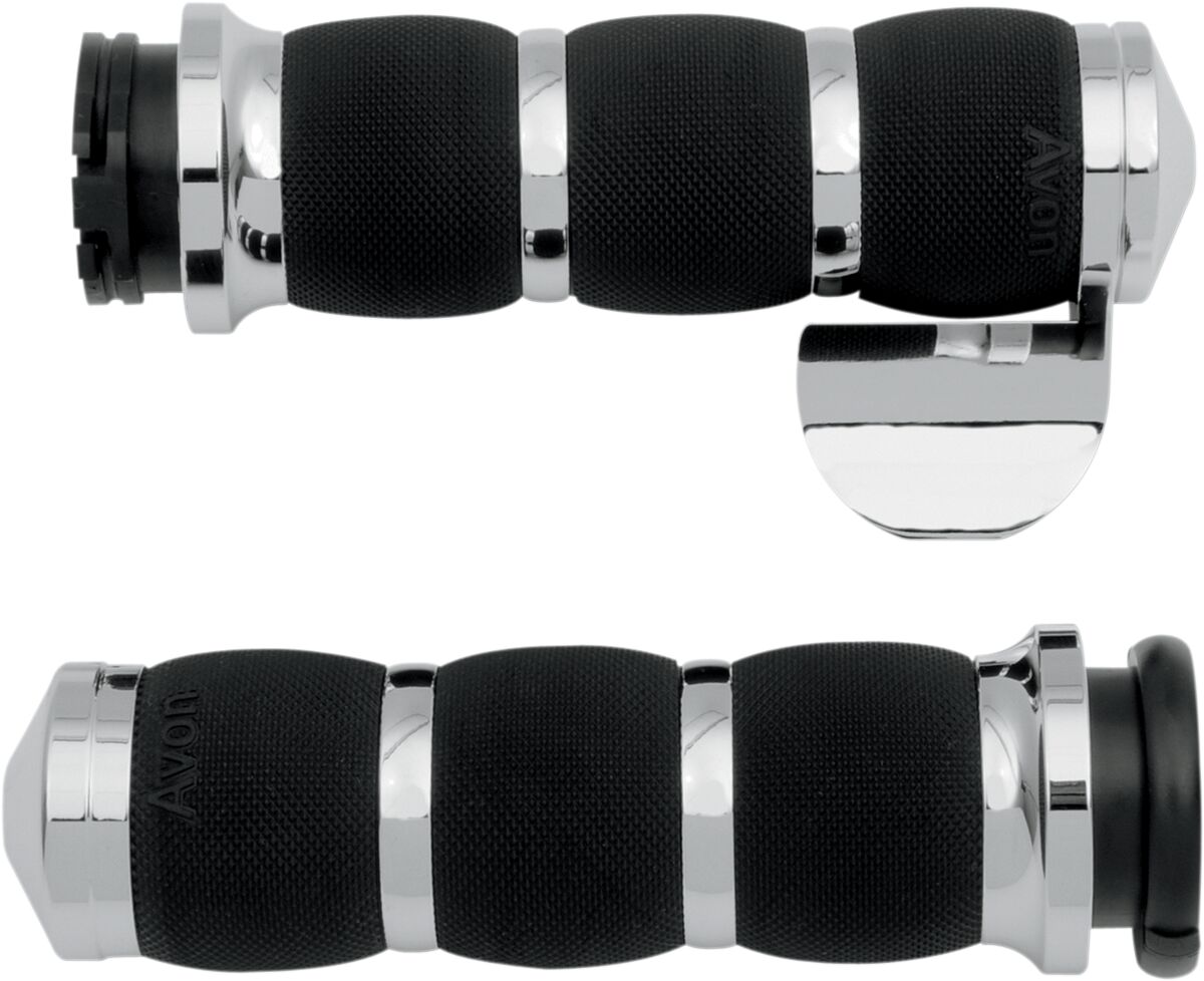 AVON GRIPS AIR-90-BOSS Manopole con cuscinetti d’aria a 3 anelli Harley Davidson XL 883 1200 Sportster Iron 83>22