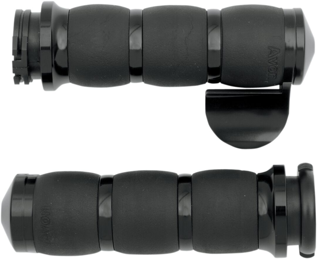 AVON GRIPS AIR-96-BOSS Manopole a 3 anelli Velvet Air Harley Davidson XL 883 1200 Sportster Iron 83>22