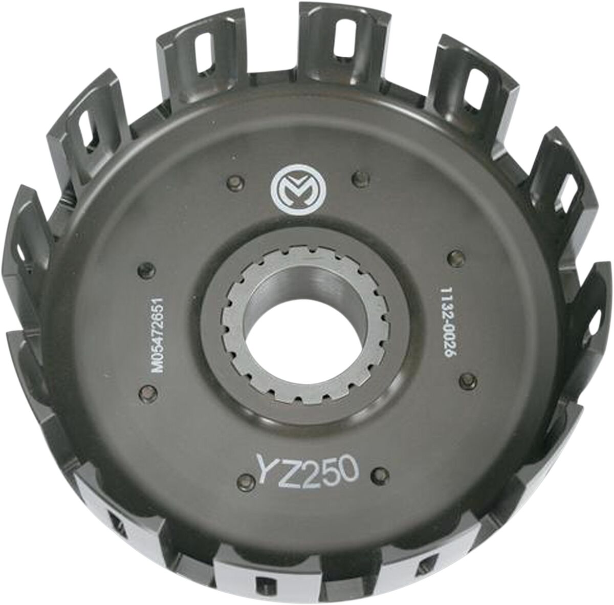 MOOSE M054 Cestello frizione in alluminio billet con ingranaggio leva messa in moto YAMAHA YZ 250 X 93>24