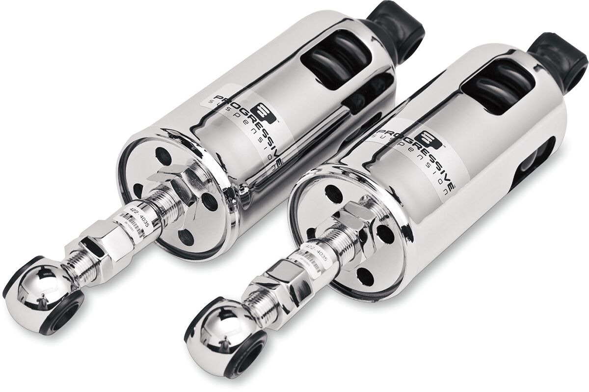 PROGRESSIVE SUSPENSION 422-4035C Ammortizzatori cruiser 422 CROMO Harley Davidson FLSTS 1340 Heritage Softail Springer 89>99