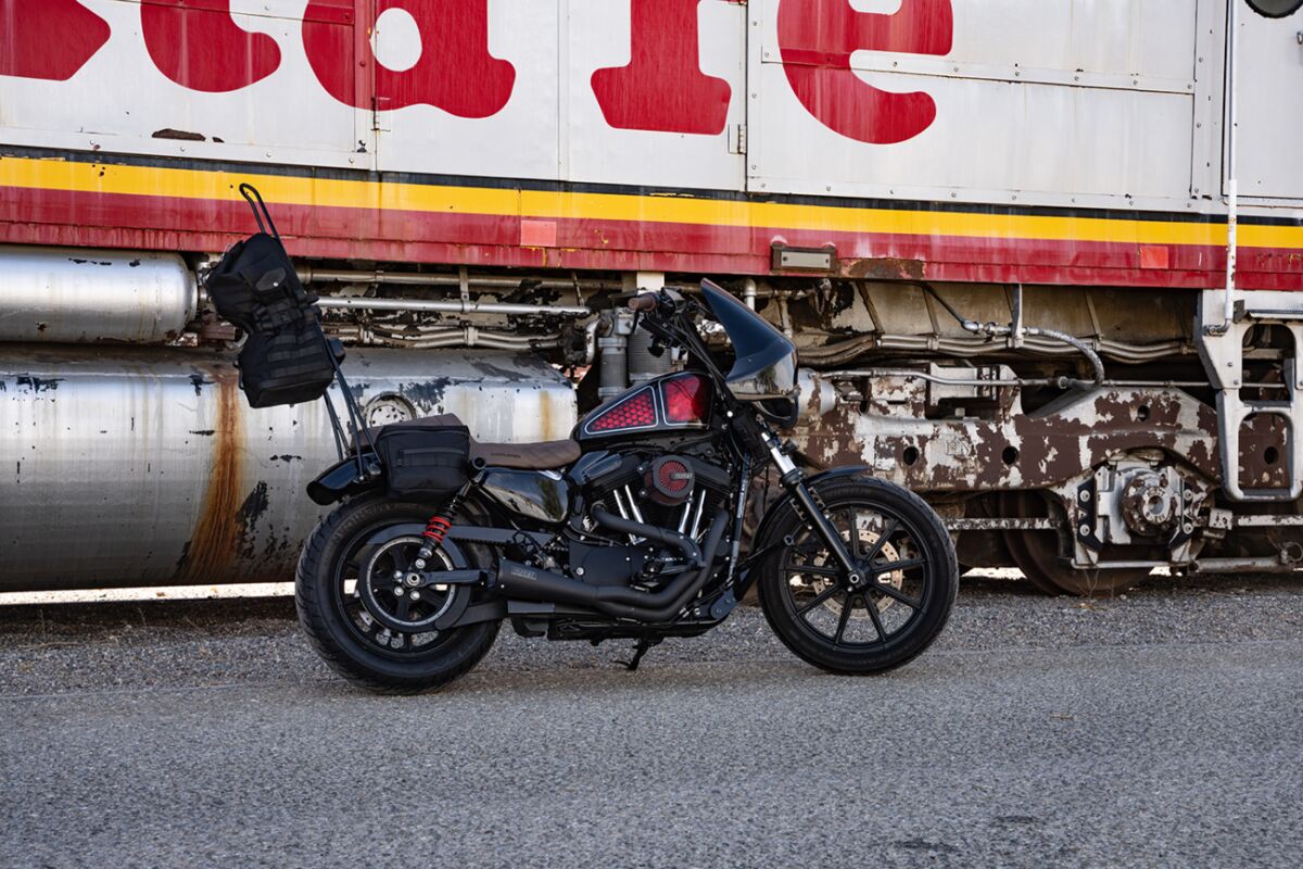 BURLY BRAND B28-1251 Ammortizzatori Stiletto 13” Harley Davidson XL 883 N Sportster Iron 09>22