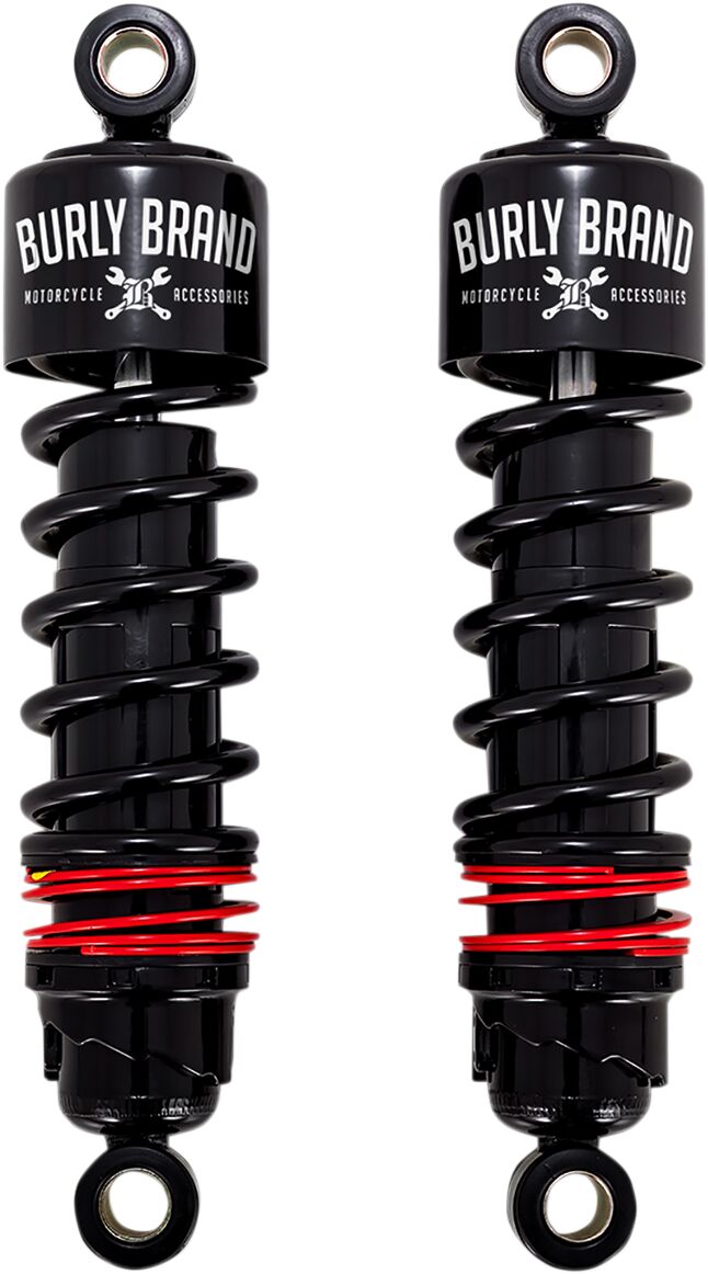 BURLY BRAND B28-1204B Ammortizzatori Slammer Plus lunghezza 267 mm NERO Harley Davidson FLHRXS 1868 ABS Road King Special 114 19>24