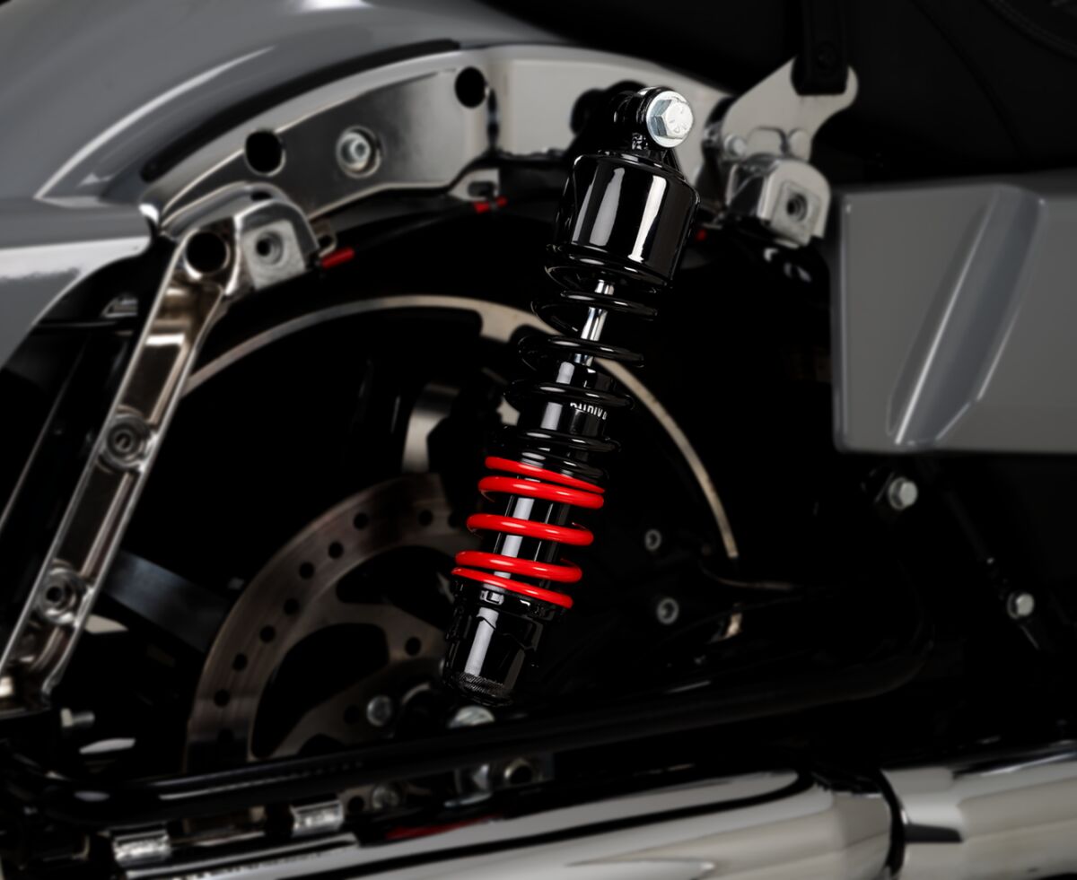 BURLY BRAND B28-1256 AMMORTIZZATORI STILETTO (lunghezza 330 mm) Harley Davidson FLHRXS 1868 ABS Road King Special 114 19>24