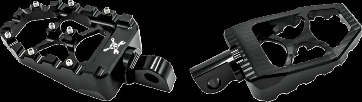 BURLY BRAND B13-1015B Poggiapiedi Evolution MX NERO Harley Davidson XL 883 N Sportster Iron 09 > 22