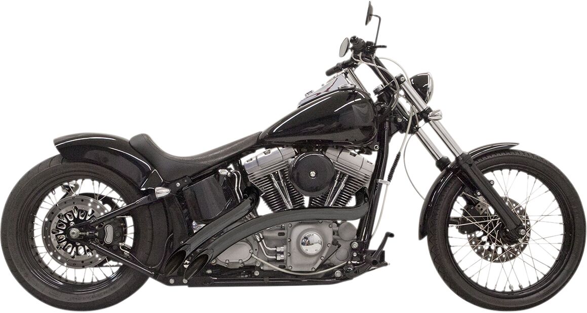 BASSANI XHAUST 1SD1FB SCARICO COMPLETO Radial Sweeper Harley Davidson FXDF 1690 Dyna Fat Bob 86>17
