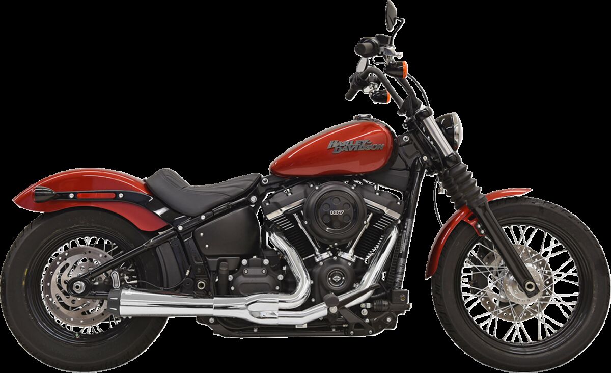 BASSANI XHAUST 1S72RE SCARICO COMPLETO 2 in 1 Road Range III Harley Davidson FXBBS 1868 ABS Softail Street Bob 114 18>24