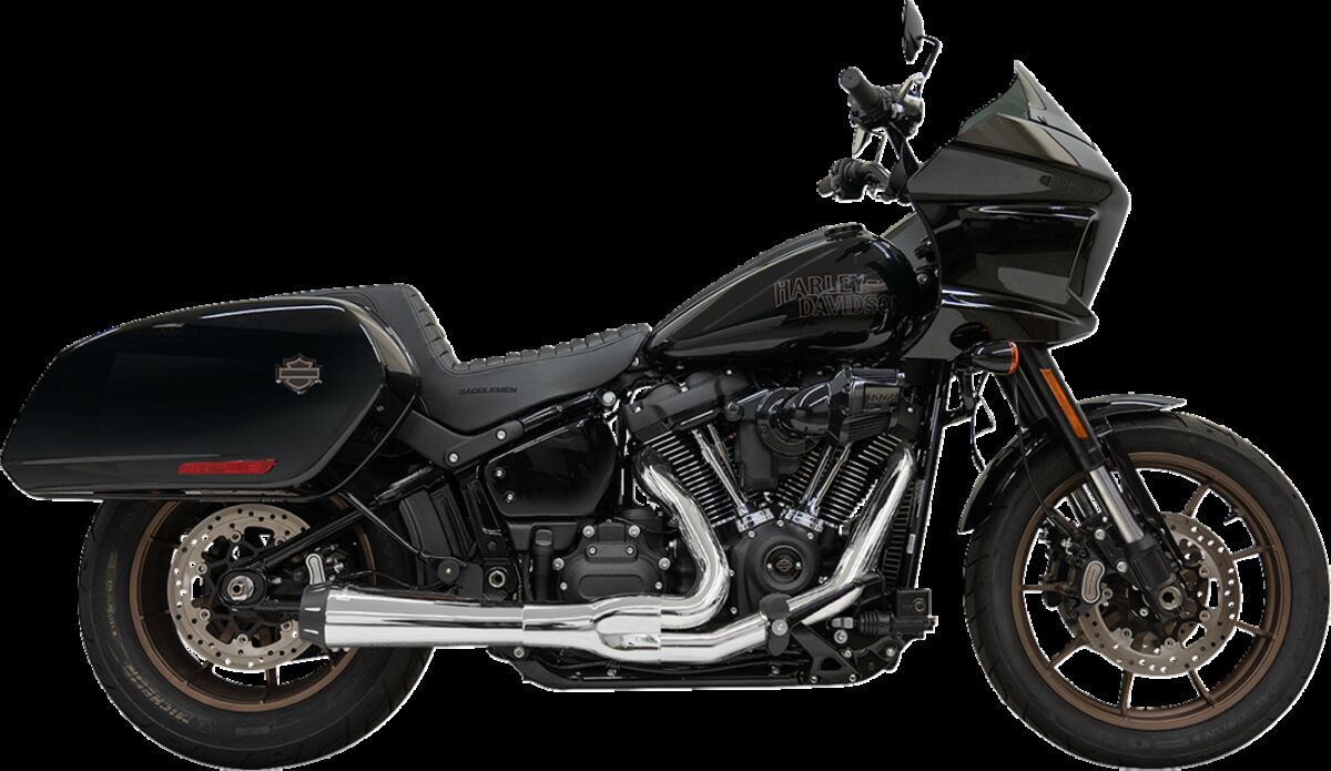 BASSANI XHAUST 1S81RE SCARICO COMPLETO 2 in 1 Road Range III Harley Davidson FLSB 1750 ABS Softail Sport Glide 107 18>24