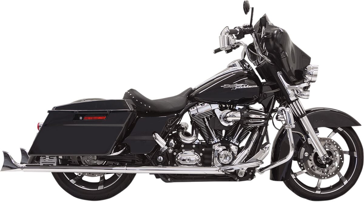 BASSANI XHAUST 1F27E36 Silenziatori slip-on Fishtail Harley Davidson FLTRX 1690 Road Glide 95>16