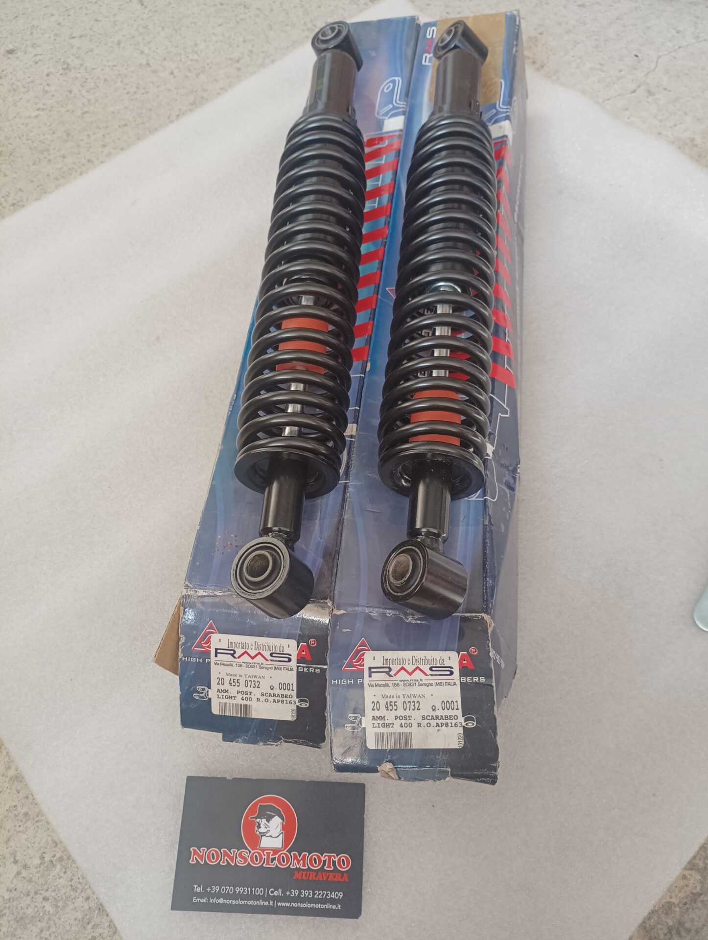 COPPIA AMMORTIZZATORI POSTERIORI APRILIA SCARABEO LIGHT 400