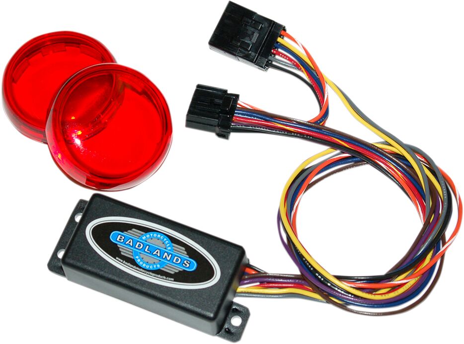 BADLANDS ILL-04-RL-C Plug-In Illuminator con lenti rosse Harley Davidson XL 883 1200	Seventy-Two 04>13