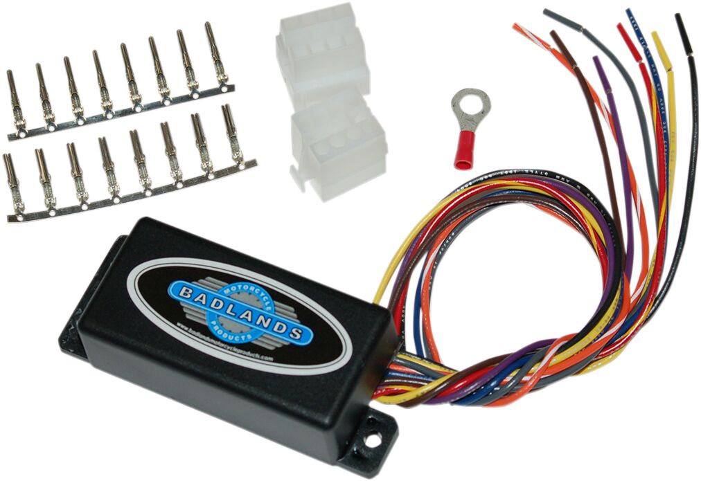 BADLANDS ILL-01-E Modulo luci di posizione freno e frecce  Harley Davidson FLHS 1340 Electra Glide Sport 91>93