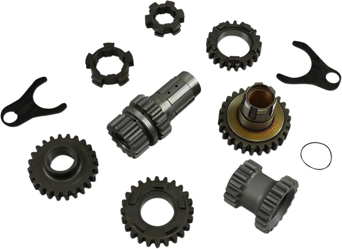 ANDREWS 210850 Set ingranaggi cambio a quattro marce Harley Davidson FLH 1340 Electra Glide Belt Drive 77>84