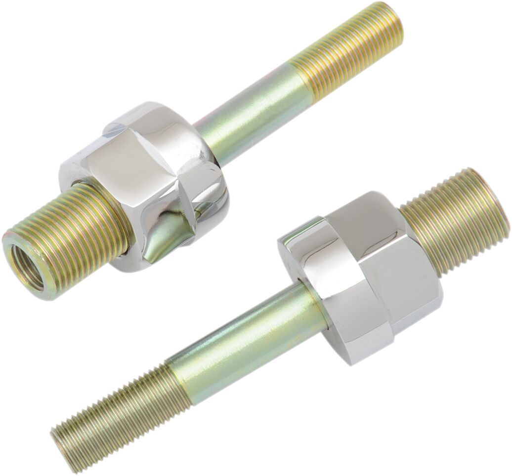 BURLY BRAND B28-257CH Kit di abbassamento ammortizzatore posteriore ADJUSTABLE (abbassamento 31,75 mm) CROMATO Harley Davidson FLSTF 1690 ABS Fat Boy 12 > 17
