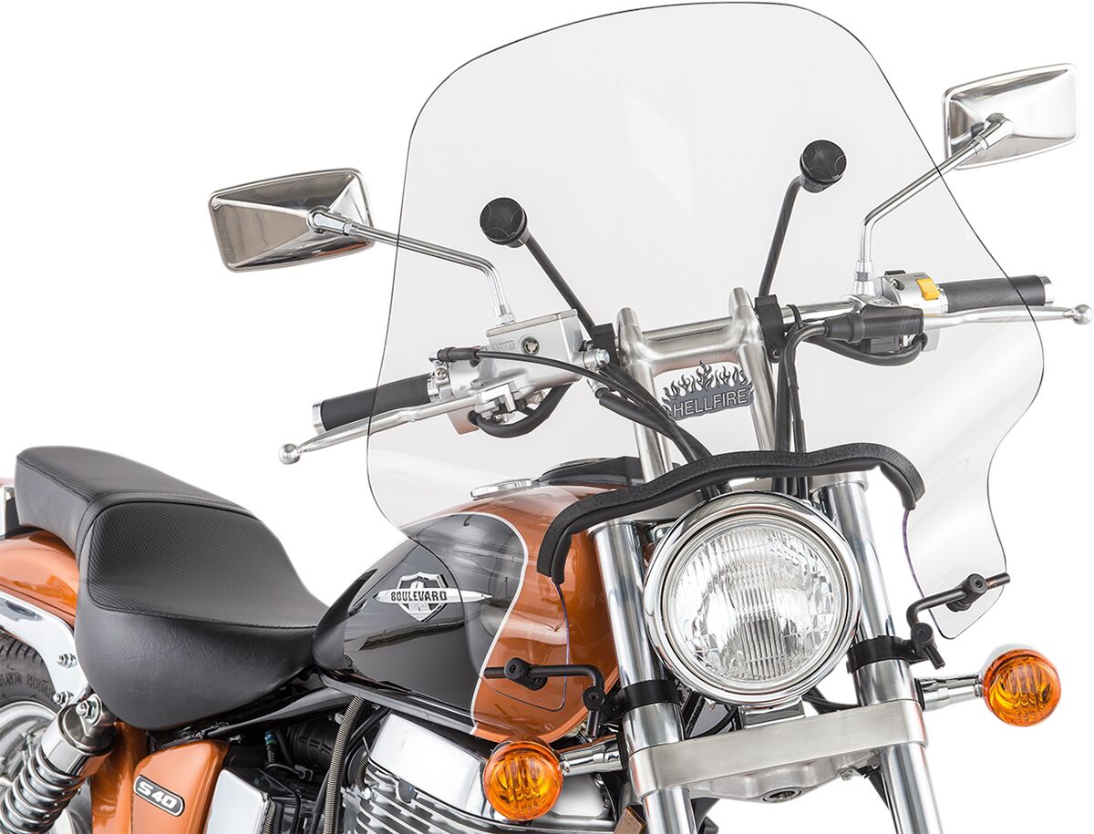 SLIPSTREAMER SS-24-C PARABREZZA Hellfire Cruiser Shield DUCATI HONDA SUZUZKI YAMAHA