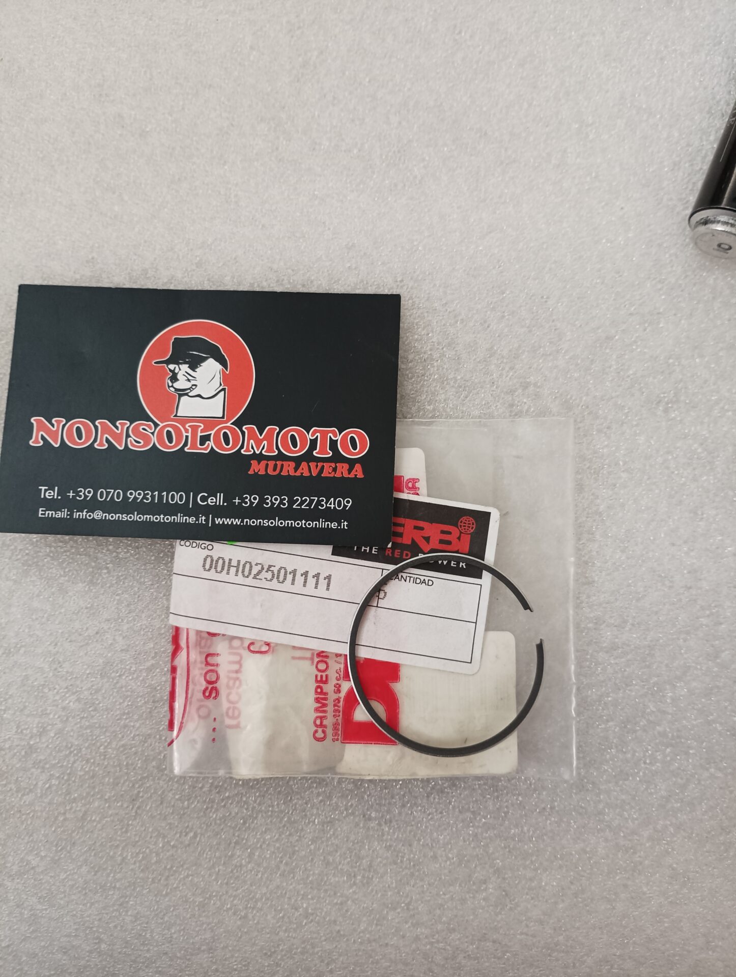 FASCE ELASTICHE PISTONE DERBI SENDA 00H02501111